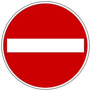 Einbahnstrassenschild